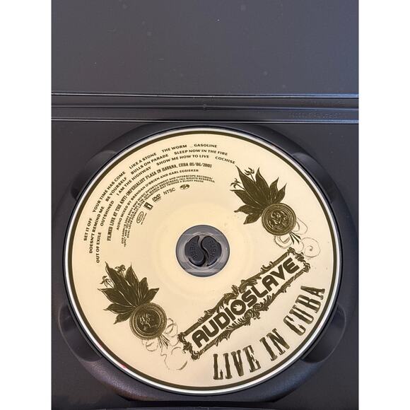 Audioslave live in Cuba DVD inner scope records Y2K, 2005 alternate rock - Picture 3 of 3